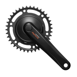 SHIMANO NEXUS Mechanizm korbowy FC-C6000 Square (Piasta z wewnętrznymi przełożeniami) rzędów 170,0 mm 38T Czarny