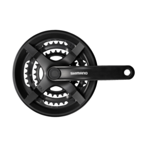 SHIMANO Mechanizm korbowy FC-TY301 Square 8/7/6 rzędów 170,0 mm 48–38–28T Czarny Do zespołu suportu Z osłoną łańcucha