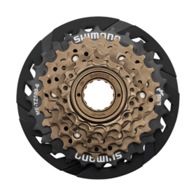 SHIMANO Wolnobieg wielorzędowy MF-TZ500-6 6 rzędów 14-28T Z osłoną szprych