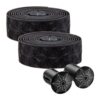 Owijka na kierownicę Supacaz Super Sticky Kush Black + zatyczki aluminiowe