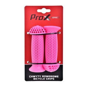 Chwyty rowerowe dziecięce ProX GP-39B różowe 110 mm
