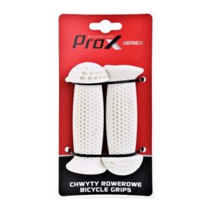 Chwyty rowerowe dziecięce ProX GP-39B białe 110 mm