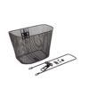 Kosz rowerowy przedni pod stery Prox HT-012 metalowy czarny