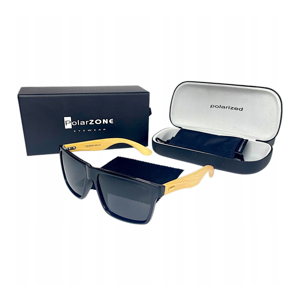Okulary sportowe Polarzone 1118-1 z polaryzacją + etui Okulary sportowe Polarzone 1118-1 z polaryzacją + etui