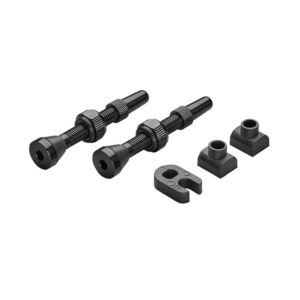 Wentyle bezdętkowe Tufo TR Valve Set 60 mm czarne para
