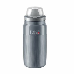 Bidon Elite Fly MTB Tex 550ml szary z zatyczką