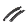 Błotniki rowerowe SF-258 20"–26" MTB / Młodzieżowe czarne (komplet przód + tył) - DeOne