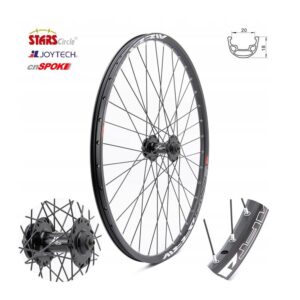Koło rowerowe 26" przód pod tarczę QR (obręcz Swift Arriv J20S czarna, piasta JYD761 6-śrub)