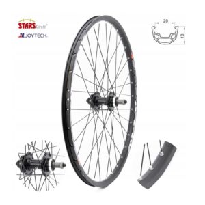 Koło rowerowe 26" tył pod wolnobieg i tarczę QR (obręcz Swift Arriv J20S czarna, piasta JYD242)
