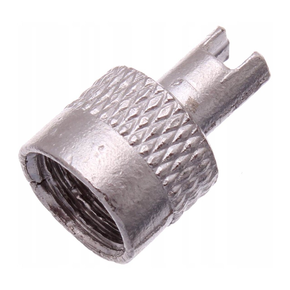 narzedzie-igl_kamet_20 Metalowy kapturek na wentyl samochodowy AV z kluczem do wkładów