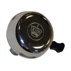 Dzwonek rowerowy klasyczny Oxford Crown Bell Chromowany z koroną
