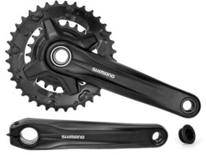 Mechanizm korbowy Shimano FC-MT210-2 2x9s 36-22T 175mm zintegrowana oś