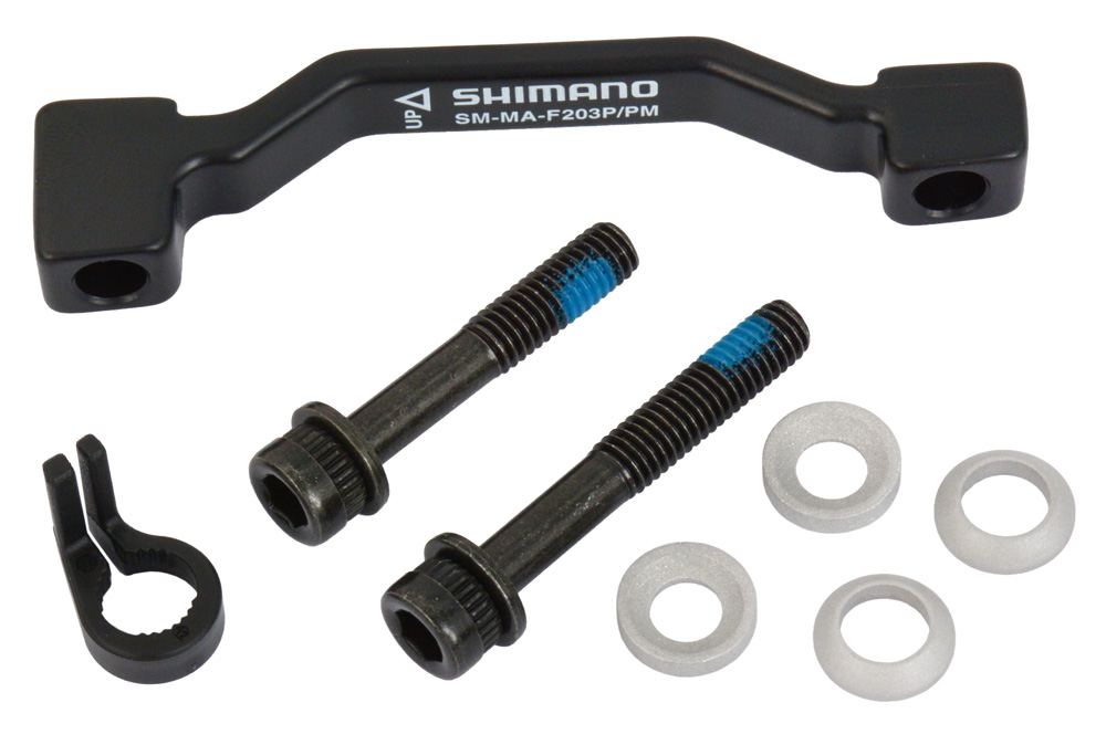 shimano_esmmaf203ppma Adapter hamulca tarczowego Shimano SM-MA-F203P/PM Post Mount -> Post Mount 203mm