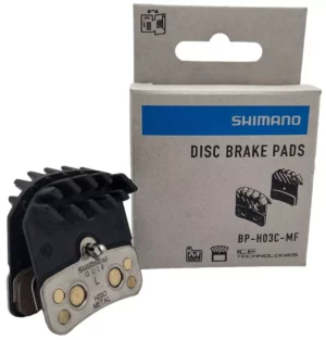 Klocki hamulcowe Shimano H03C-MF metaliczne z radiatorem Ice-Tech 4-tłoczkowe