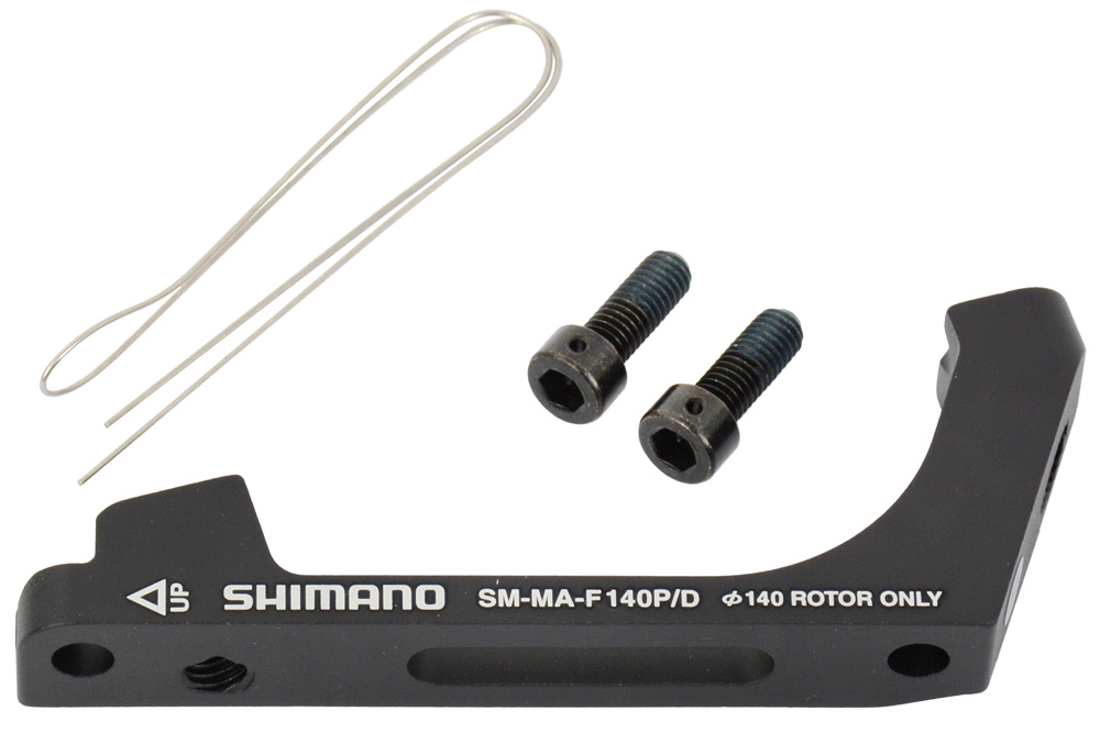 shimano_ismmaf140pda Adapter hamulca tarczowego Shimano SM-MA-F140P/D Post Mount -> Flat Mount przód 140mm
