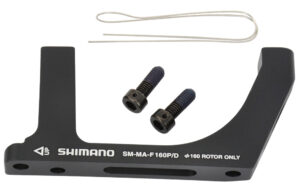 Adapter hamulca tarczowego Shimano SM-MA-F160P/D Post Mount -> Flat Mount przód 160mm