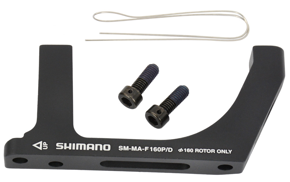 shimano_ismmaf160pda Adapter hamulca tarczowego Shimano SM-MA-F160P/D Post Mount -> Flat Mount przód 160mm