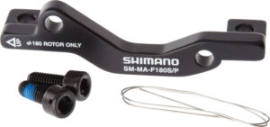 Adapter hamulca tarczowego Shimano SM-MA-F180S/P IS zacisk -> Post Mount przód 180mm