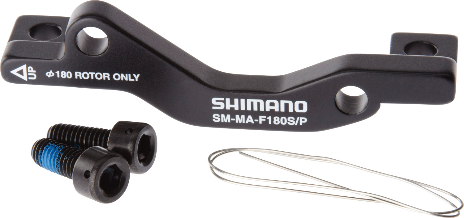 shimano_ismmaf180spa Adapter hamulca tarczowego Shimano SM-MA-F180S/P IS zacisk -> Post Mount przód 180mm