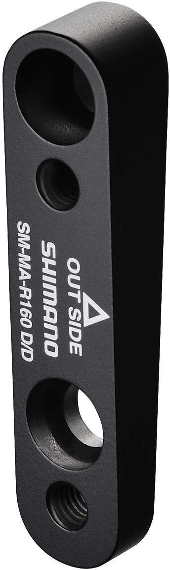 shimano_ismmar160ddb Adapter hamulca tarczowego Shimano SM-MA-R160D/D Flat Mount -> Flat Mount tył 160mm