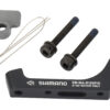 Adapter hamulca tarczowego Shimano SM-MA-R160P/D Post Mount -> Flat Mount tył 160mm 1 Adapter hamulca tarczowego Shimano SM-MA-R160P/D Post Mount -> Flat Mount tył 160mm