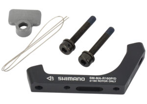 Adapter hamulca tarczowego Shimano SM-MA-R160P/D Post Mount -> Flat Mount tył 160mm